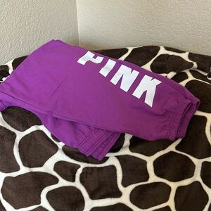 Pink womens sweatpants.